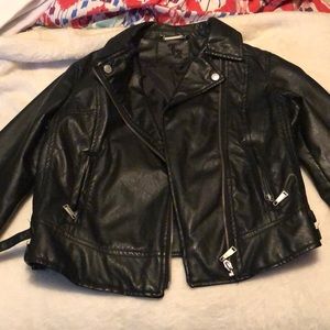 Faux Leather Jacket